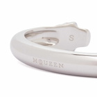 Alexander McQueen Men's Twin Skull Bracelet in Silver