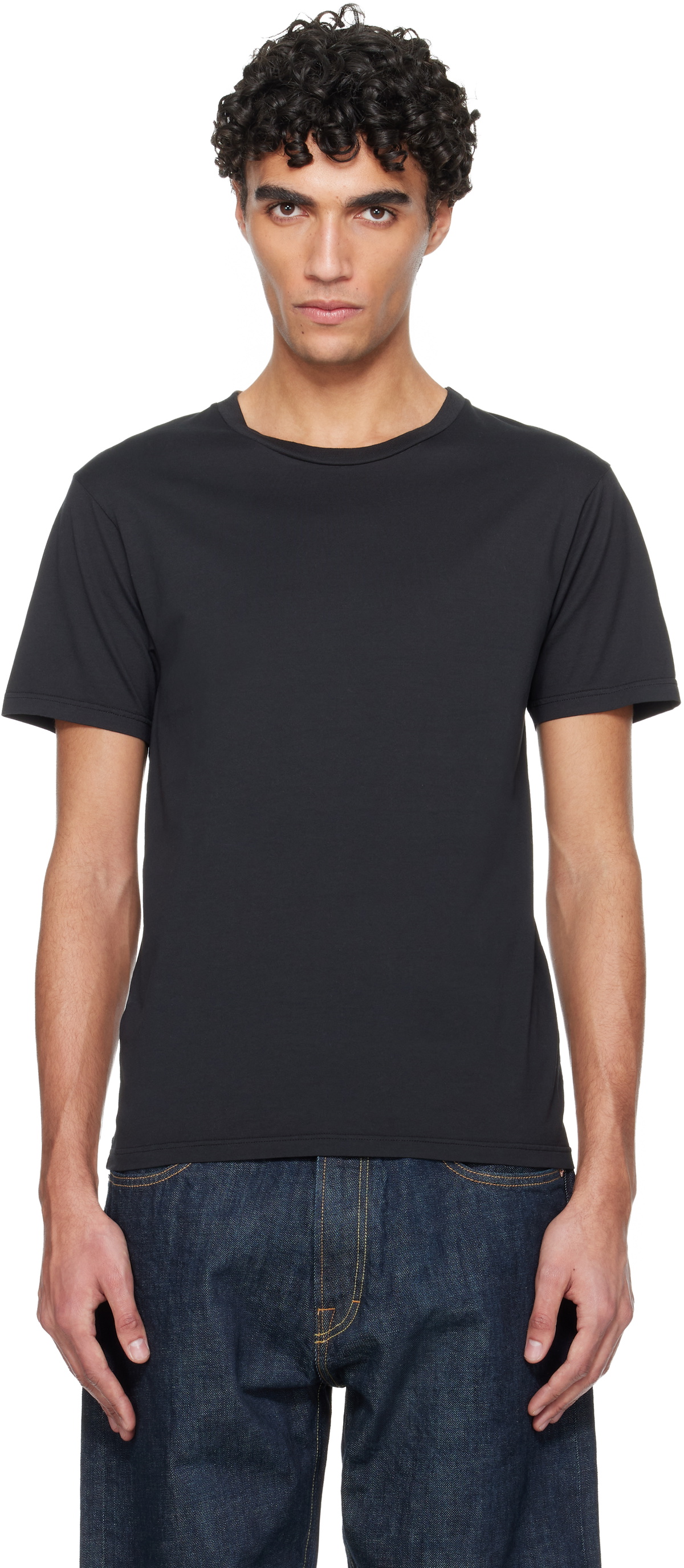 Rier Black Fitted T-shirt