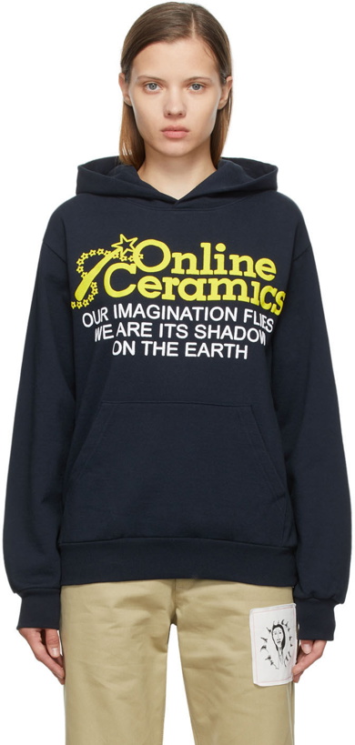 Photo: Online Ceramics Navy 'Imagination' Hoodie