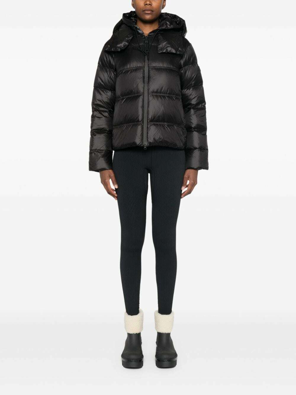 PEUTEREY - Nylon Short Down Jacket