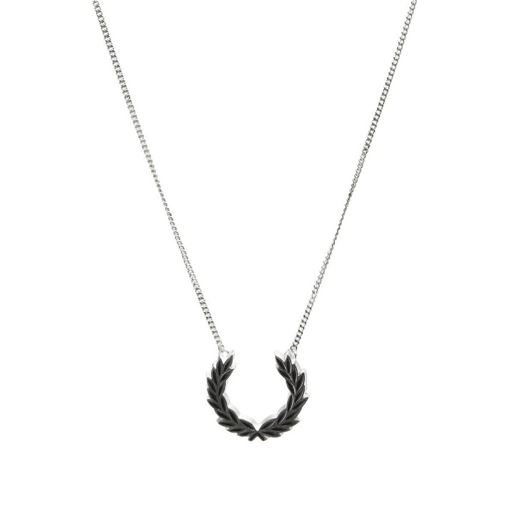 Photo: Fred Perry Men's Laurel Wreath Necklace in Silver