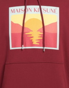 Maison Kitsuné Mens Sweatshirt Burgundy