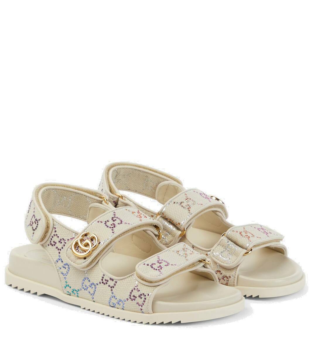 GUCCIエナメルミュール GUCCI - Mules with transparent wedge heel | Leam Roma