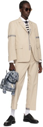 Thom Browne Beige Backstrap Trousers