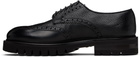 Ferragamo Black Brogue Derbys