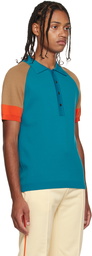 Wales Bonner Blue Saint Polo