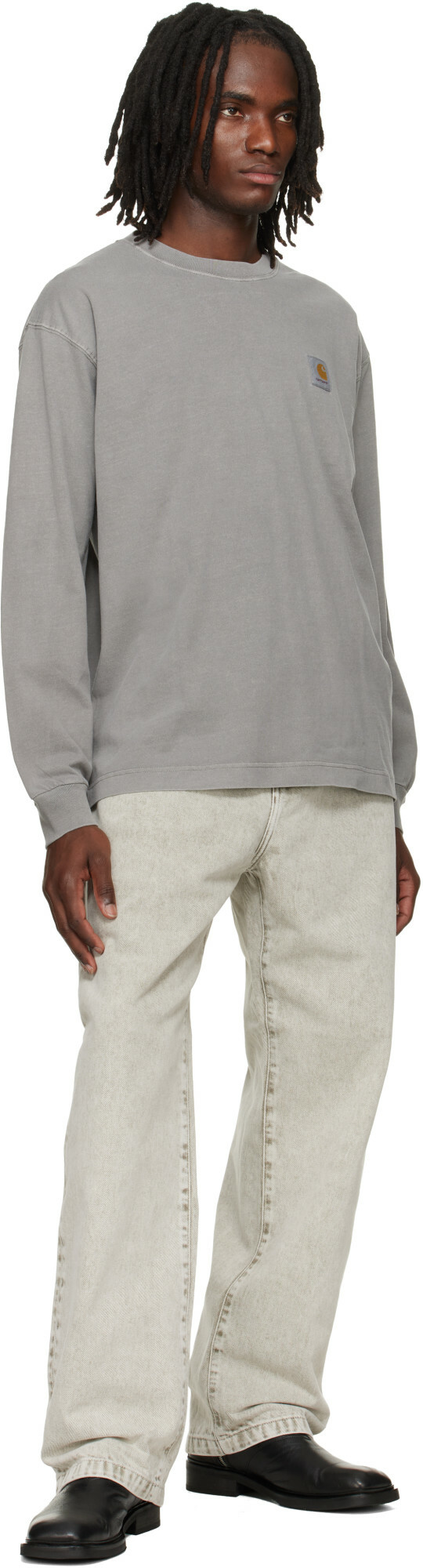 Carhartt Work In Progress Gray Landon Jeans