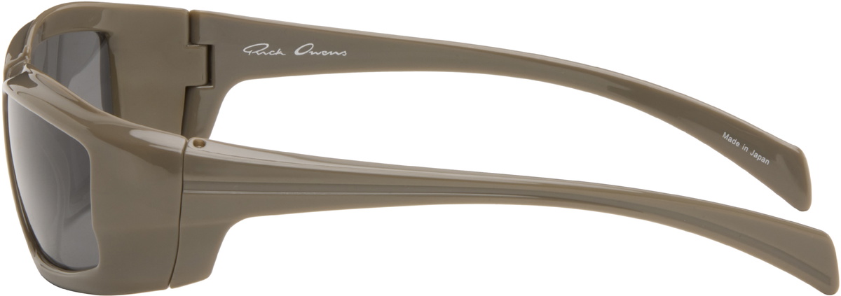 Rick Owens Taupe Rick Sunglasses