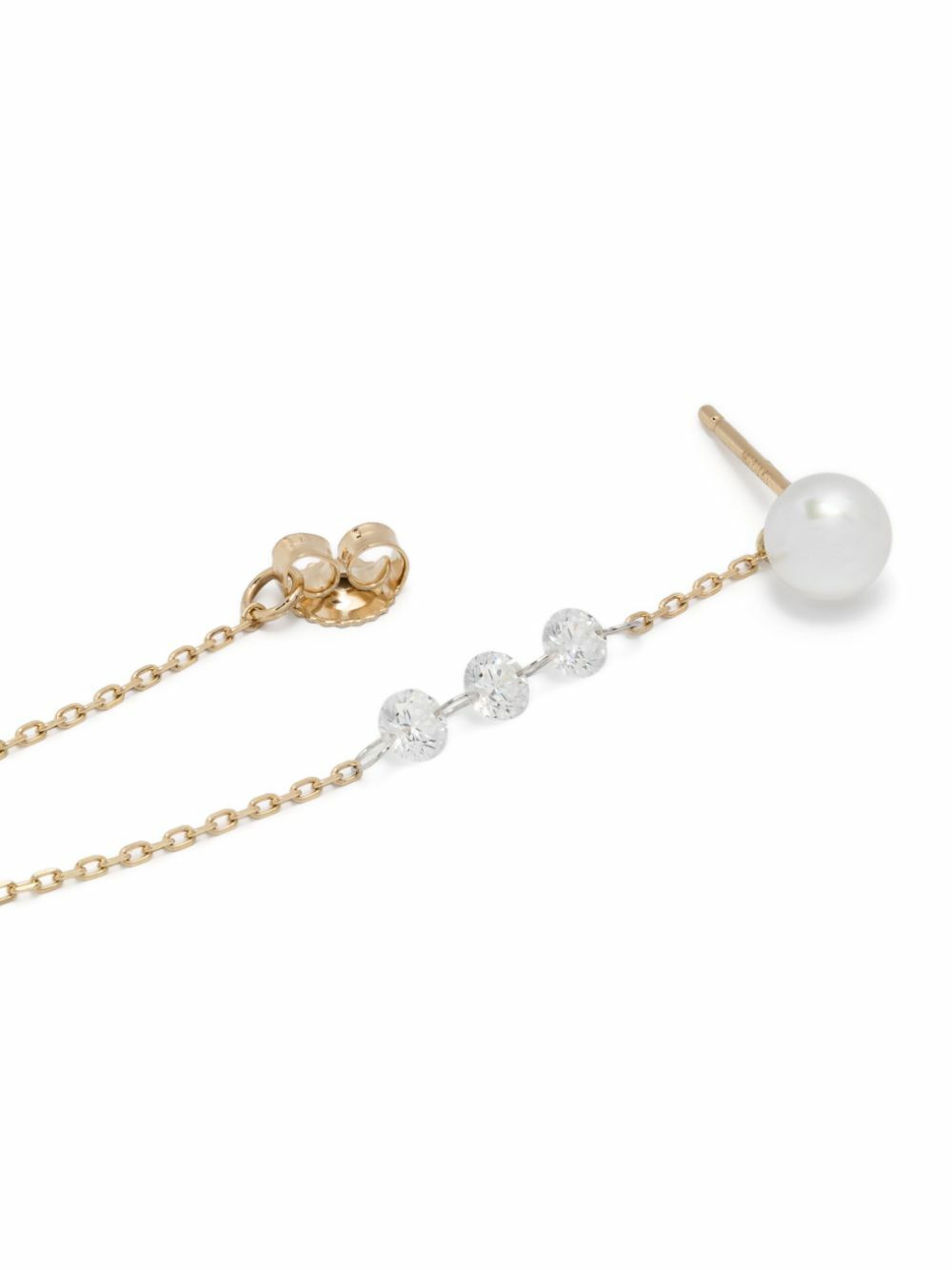Mizuki 14K Yellow Gold Sea Of Beauty Pearl And Diamond Earrings