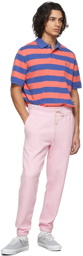 Polo Ralph Lauren Blue & Pink Stripe Cotton Polo