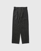 ØLÅF HOUNDSTOOTH PLEATED TAILORED PANT Grey Mens Casual Pant