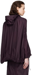 JOHANNA PARV Purple Hood Jacket