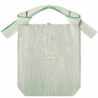 LASTFRAME Women's Two Tone Obi Tote - Large in White
