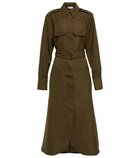 Victoria Beckham - Virgin wool shirt dress