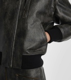 Marant Etoile Crisley faux leather bomber jacket