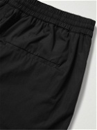 The Row - Gerhardt Wide-Leg Shell Shorts - Black