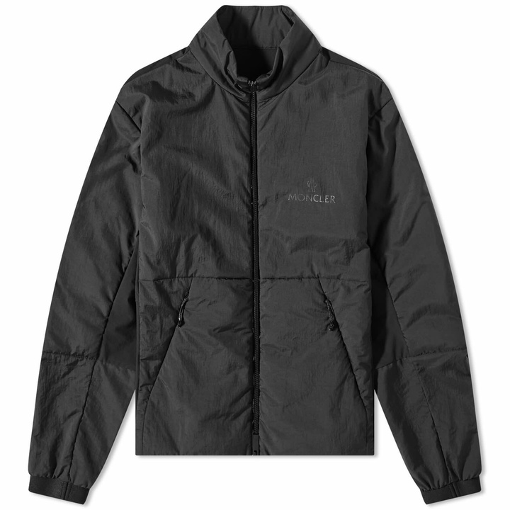 Photo: Moncler Men's Faret Crinkle Nylon Windbreaker in Black