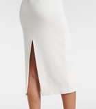 David Koma Feather-trimmed cocktail dress