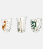 Seletti Hybrid Aglaura set of 3 glasses