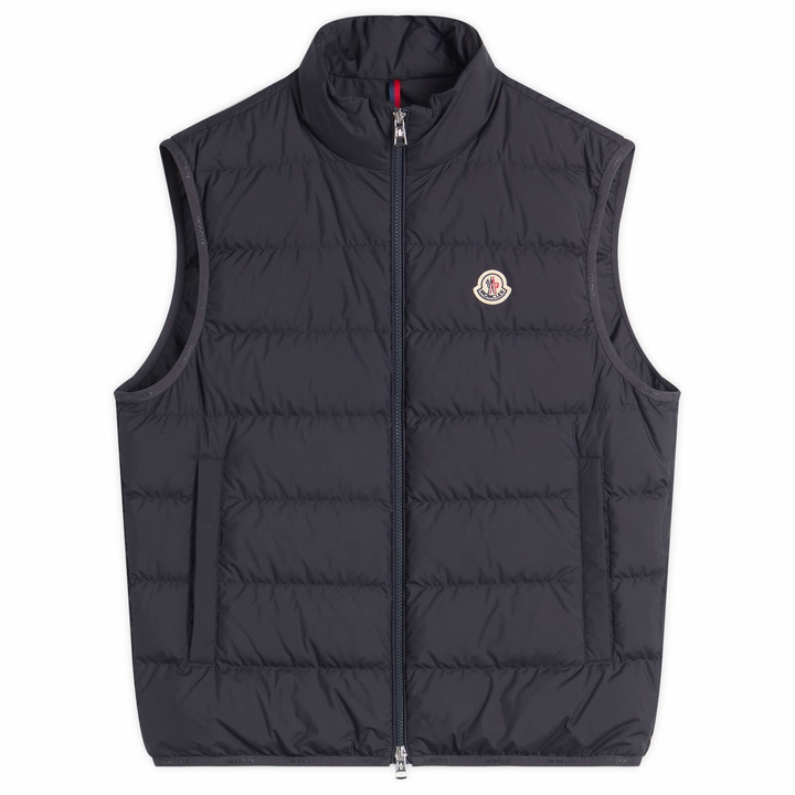 Photo: Moncler Men's Contrin Vest in Navy