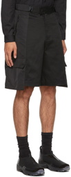 A-COLD-WALL* Black Strata Cargo Shorts