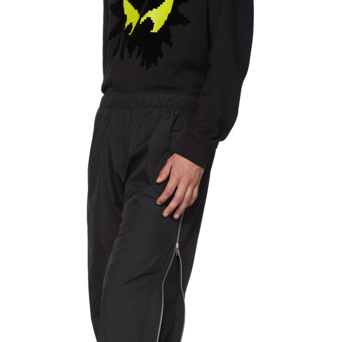 McQ Alexander McQueen Black Zipper Lounge Pants McQ