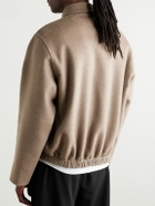 The Row - Dantes Brushed-Cashmere Twill Jacket - Neutrals