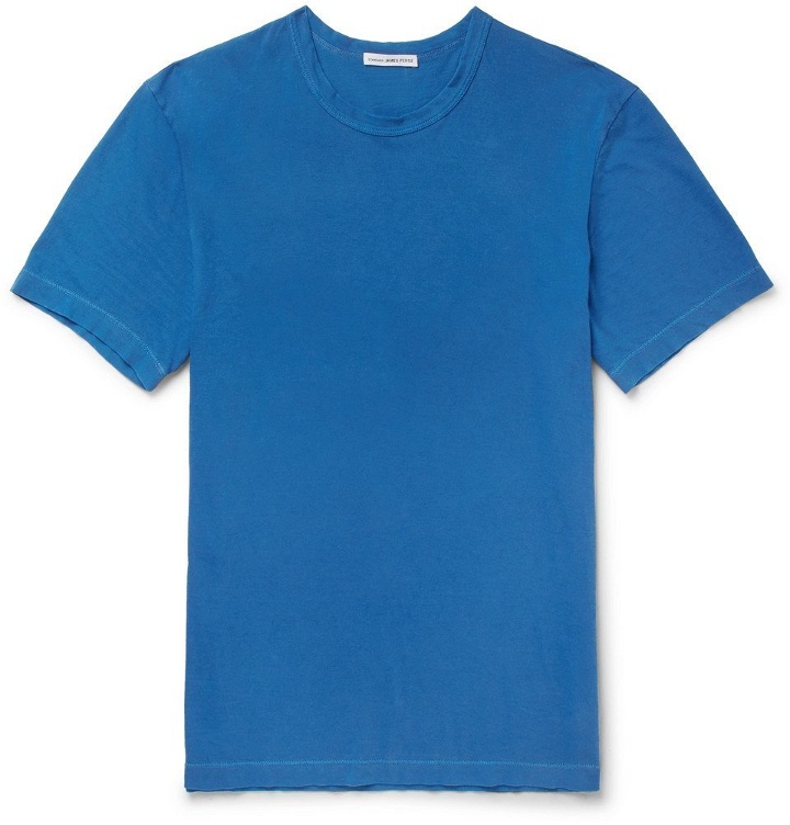 Photo: James Perse - Combed Cotton-Jersey T-Shirt - Men - Royal blue