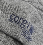 Kingsman - Cable-Knit Cashmere Socks - Gray
