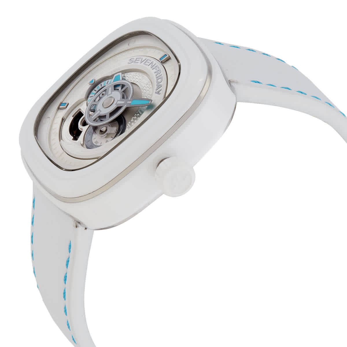 Seven Friday P Series ''Curaao'' Automatic Day-Night White Dial Mens Watch P1C/05