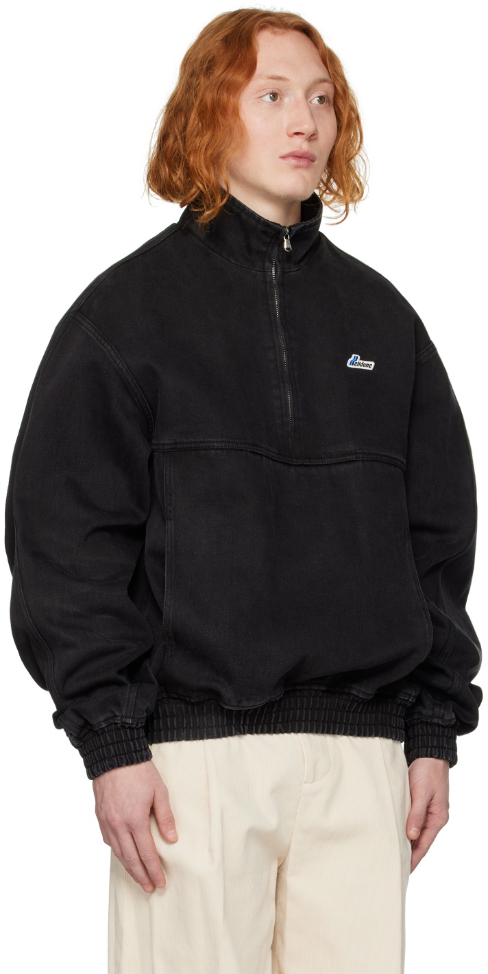 We11done Black Half Zip Jacket We11done