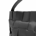 ST. Agni Women's Woven Large Tote in Black 