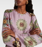La DoubleJ Supremes Swing silk twill minidress