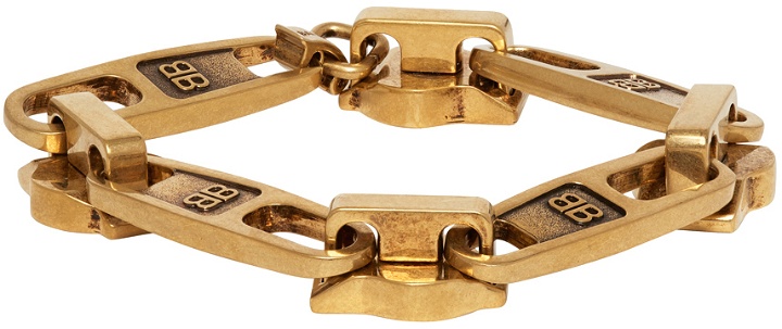 Photo: Balenciaga Gold Zip Bracelet