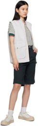 Objects IV Life Gray Five-Pocket Denim Shorts
