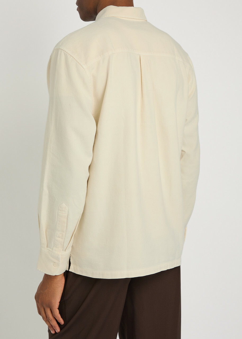 Officine Générale Jordy Cotton-twill Shirt Cream