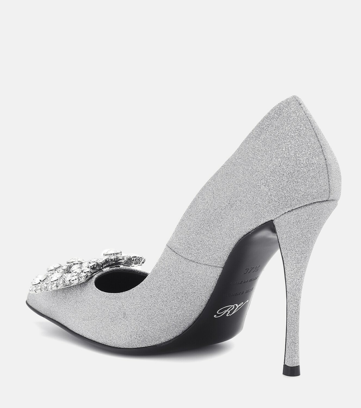 Roger Vivier Flower Strass 100 glitter pumps Roger Vivier