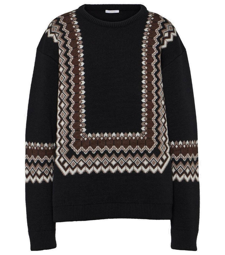 Photo: Chloé Wool-blend jacquard sweater