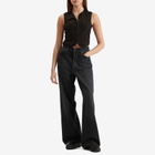Our Legacy Women's All Day Poplin Corset Vest Top in Black All Day Poplin