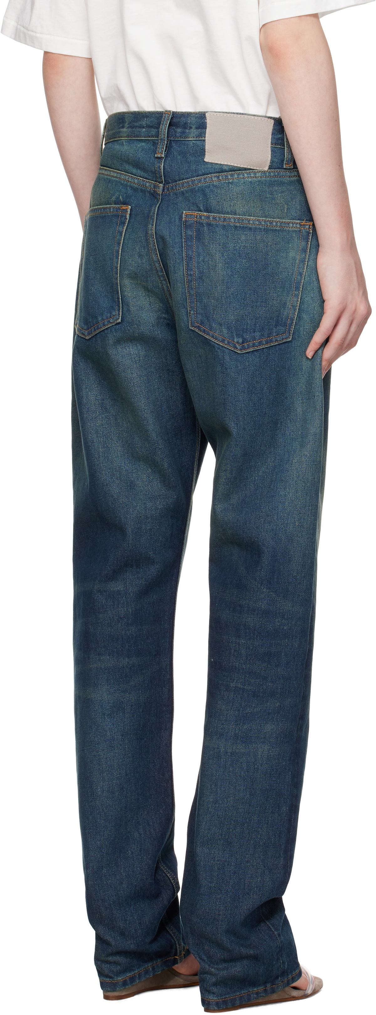 Aya Muse Blue Tapered Jeans
