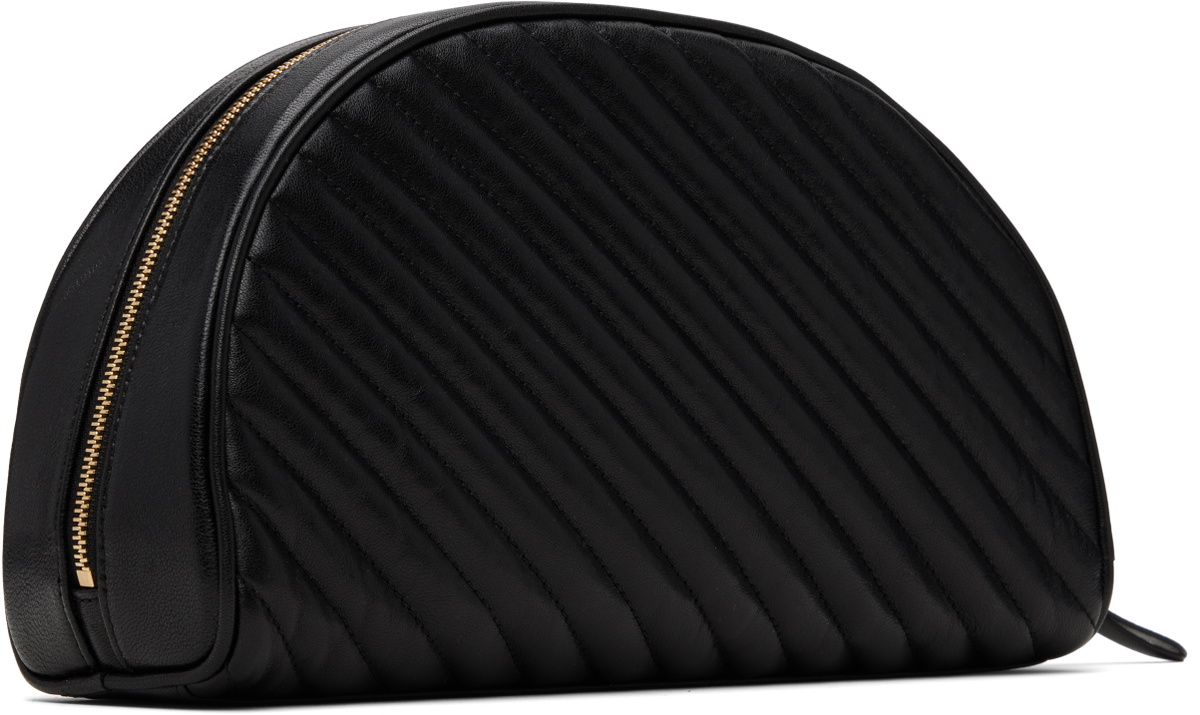 Jimmy Choo Black Avn Curve Pouch