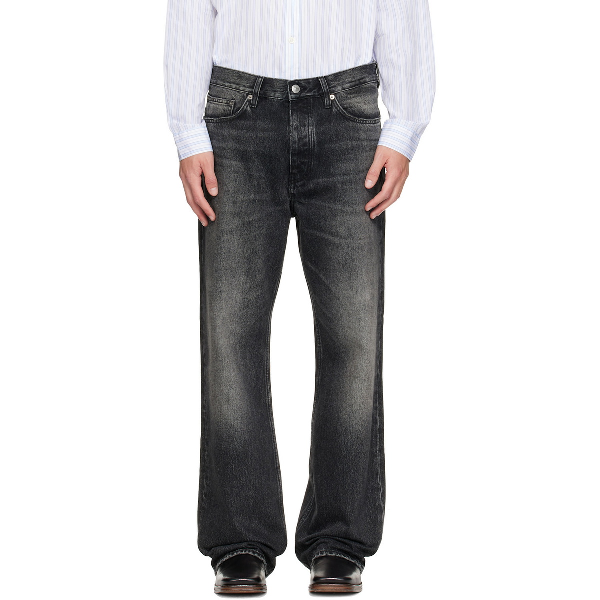 Sunflower Black Relaxed Boot Jeans