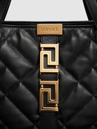 VERSACE Small Quilted Leather Tote Bag