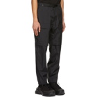 Juun.J Black Taffeta Outdoor Cargo Pants