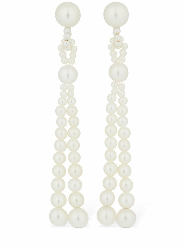 Photo: SOPHIE BILLE BRAHE - Opera Pearl Pendant Earrings