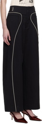 Kijun Black Orbit Wide Trousers