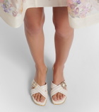 Roger Vivier Espa embellished leather mules