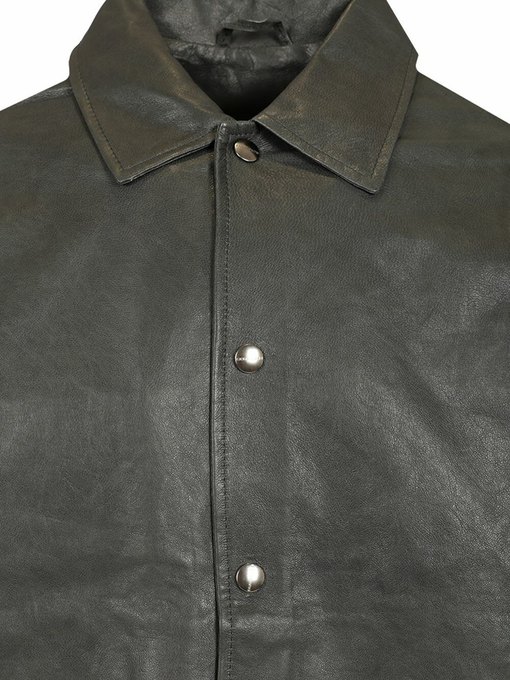 Giorgio Brato Leather Overshirt