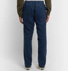 Onia - Navy Collin Slub Linen Drawstring Trousers - Blue