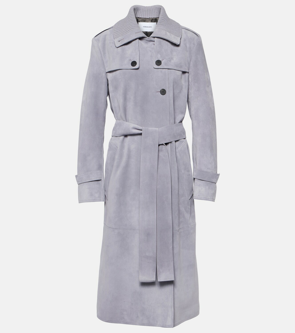 Ferragamo Suede trench coat Salvatore Ferragamo